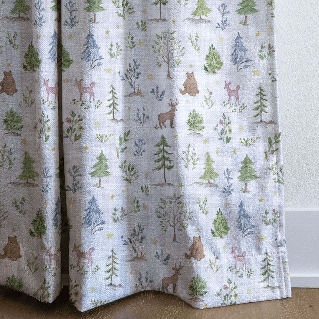 Walking Through the Forest - Curtain Panel - The Drapery