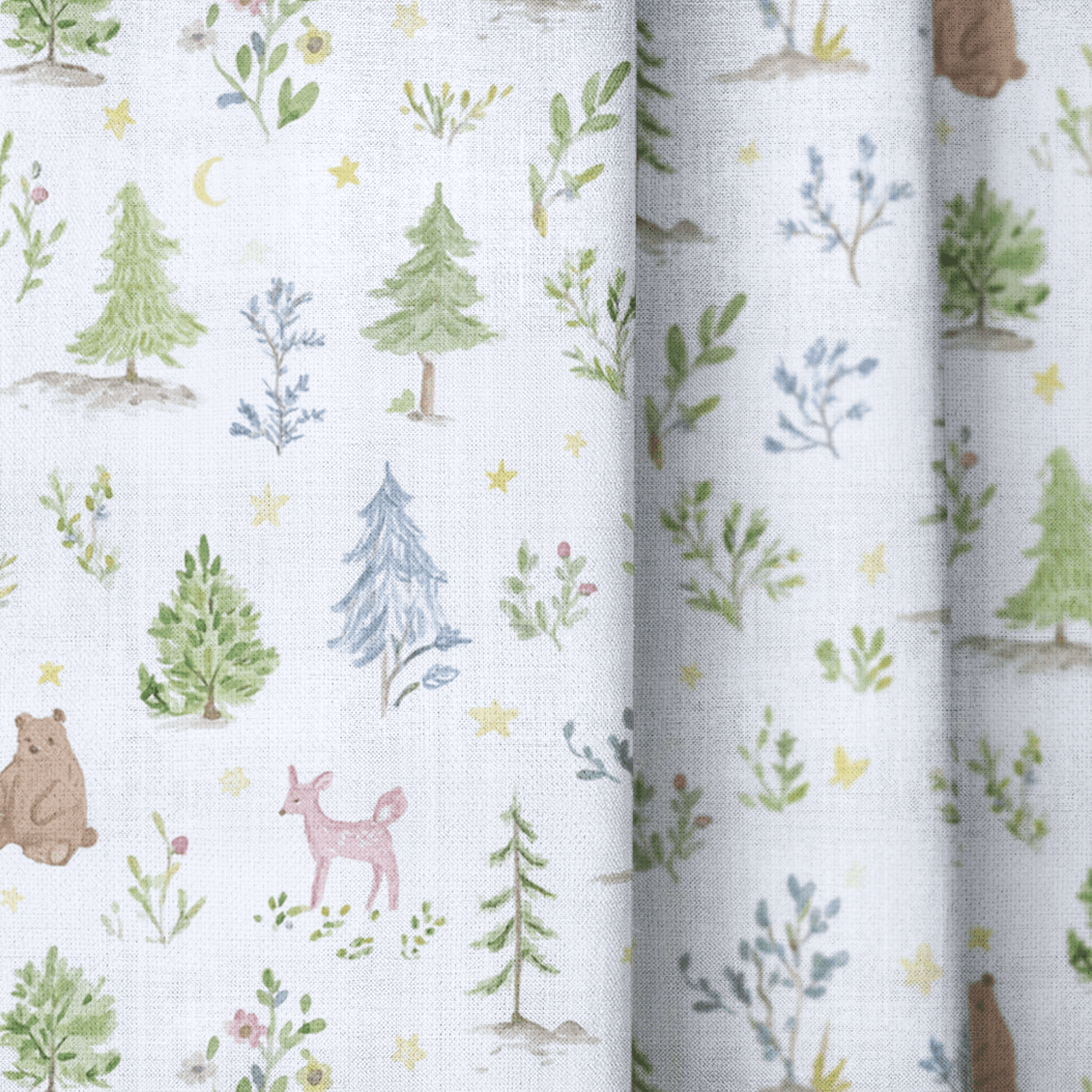 Walking Through the Forest - Curtain Panel - The Drapery