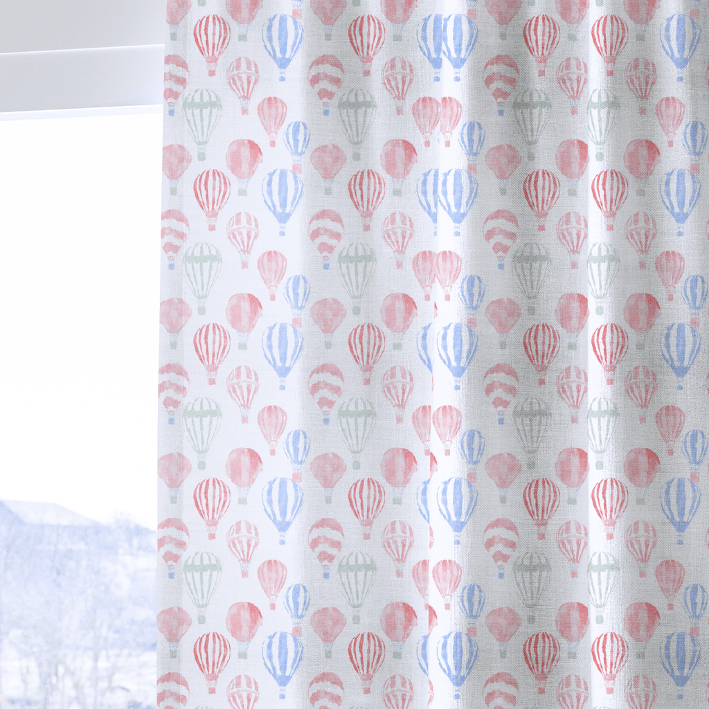Watercolor Hot Air Balloons - The Drapery