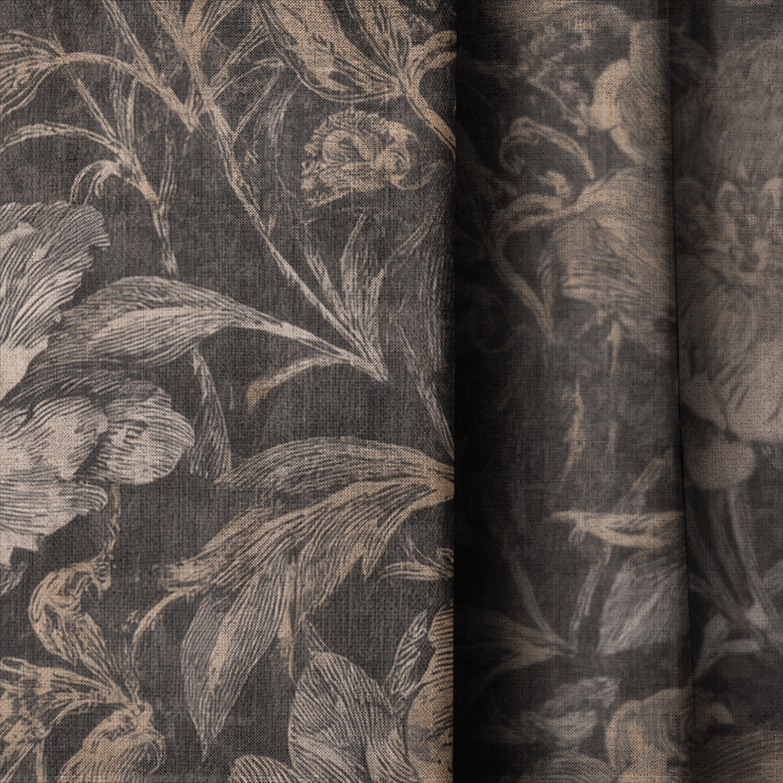 Weathered Pine - Curtain Panel - The Drapery