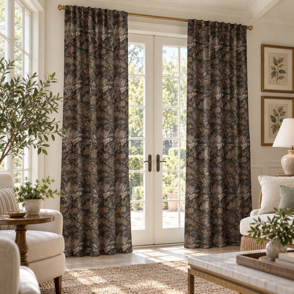 Weathered Pine - Curtain Panel - The Drapery