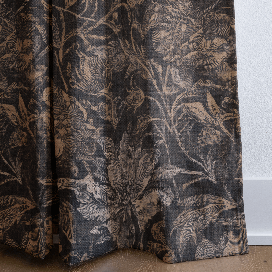 Weathered Pine - Curtain Panel - The Drapery