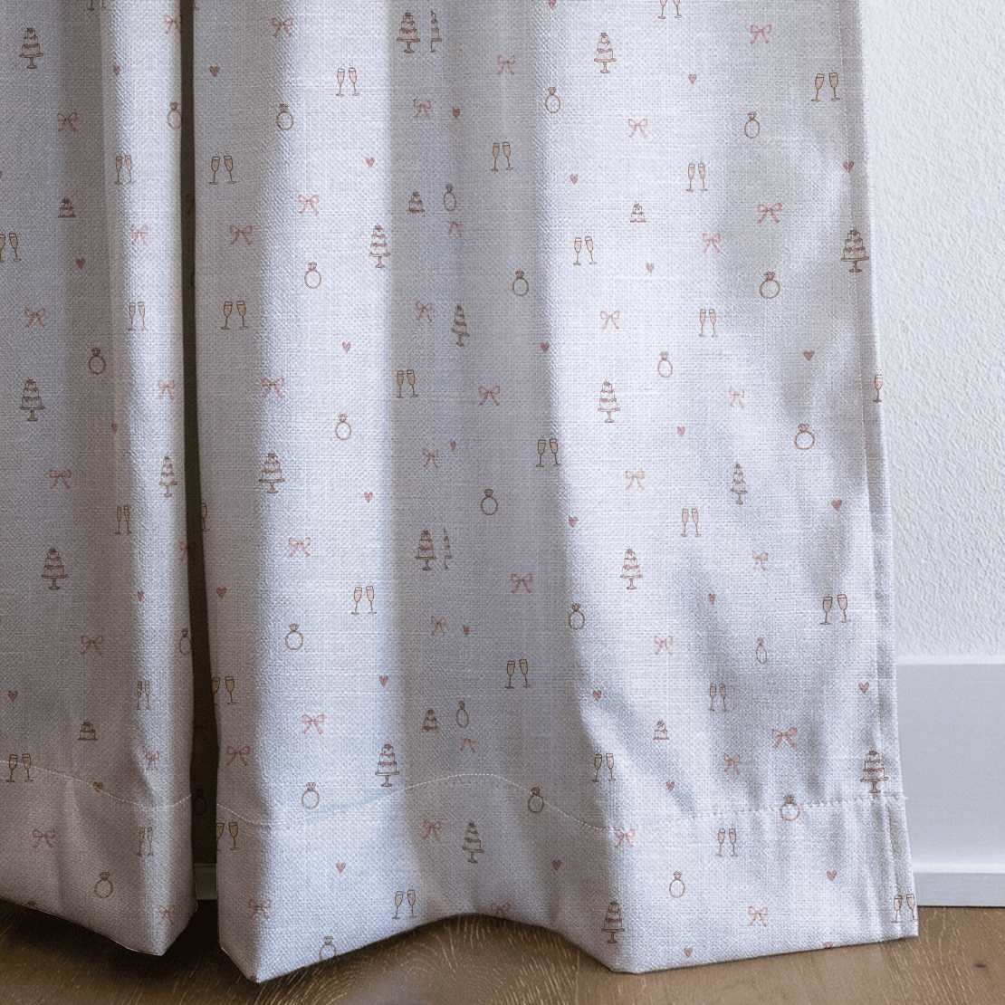 Wedding Scatter - Curtain Panel - The Drapery