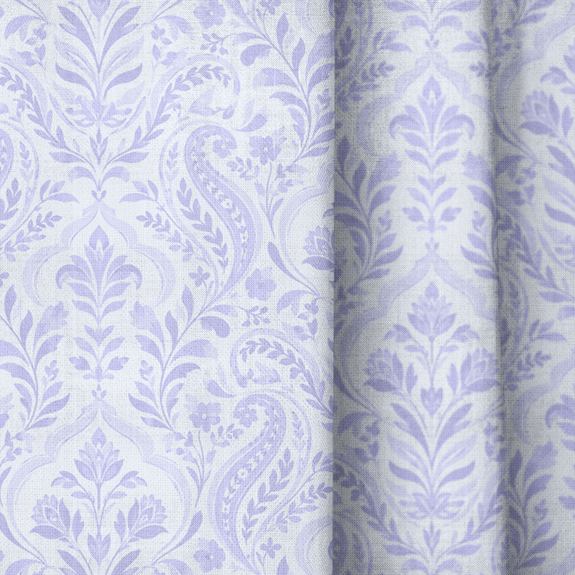 Wedgewood Vine Amethyst - Curtain Panel - The Drapery
