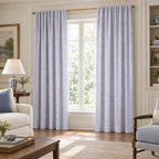 Wedgewood Vine Amethyst - Curtain Panel - The Drapery
