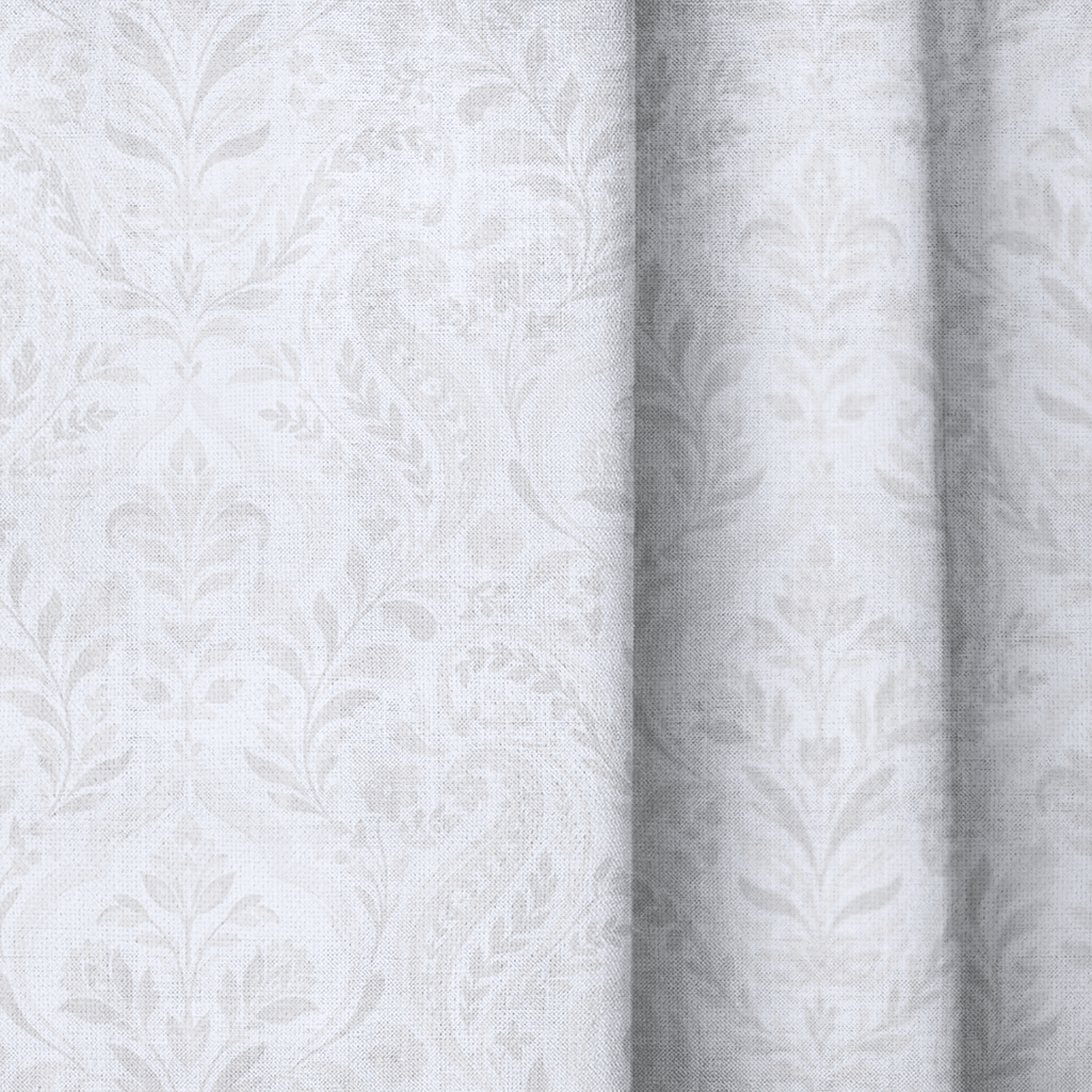 Wedgewood Vine Snow - Curtain Panel - The Drapery