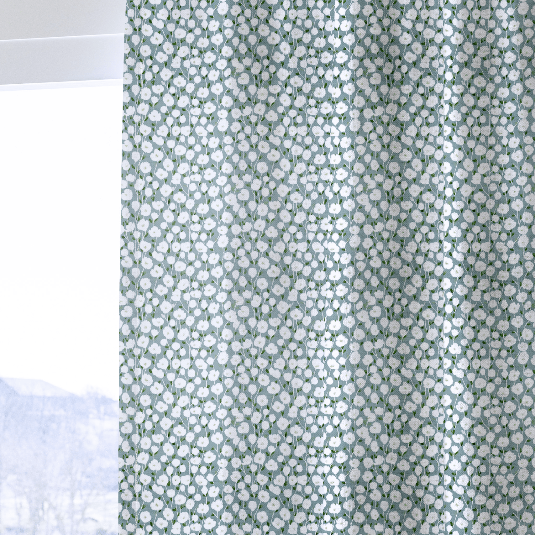 Weston Floral - Curtain Panel - The Drapery
