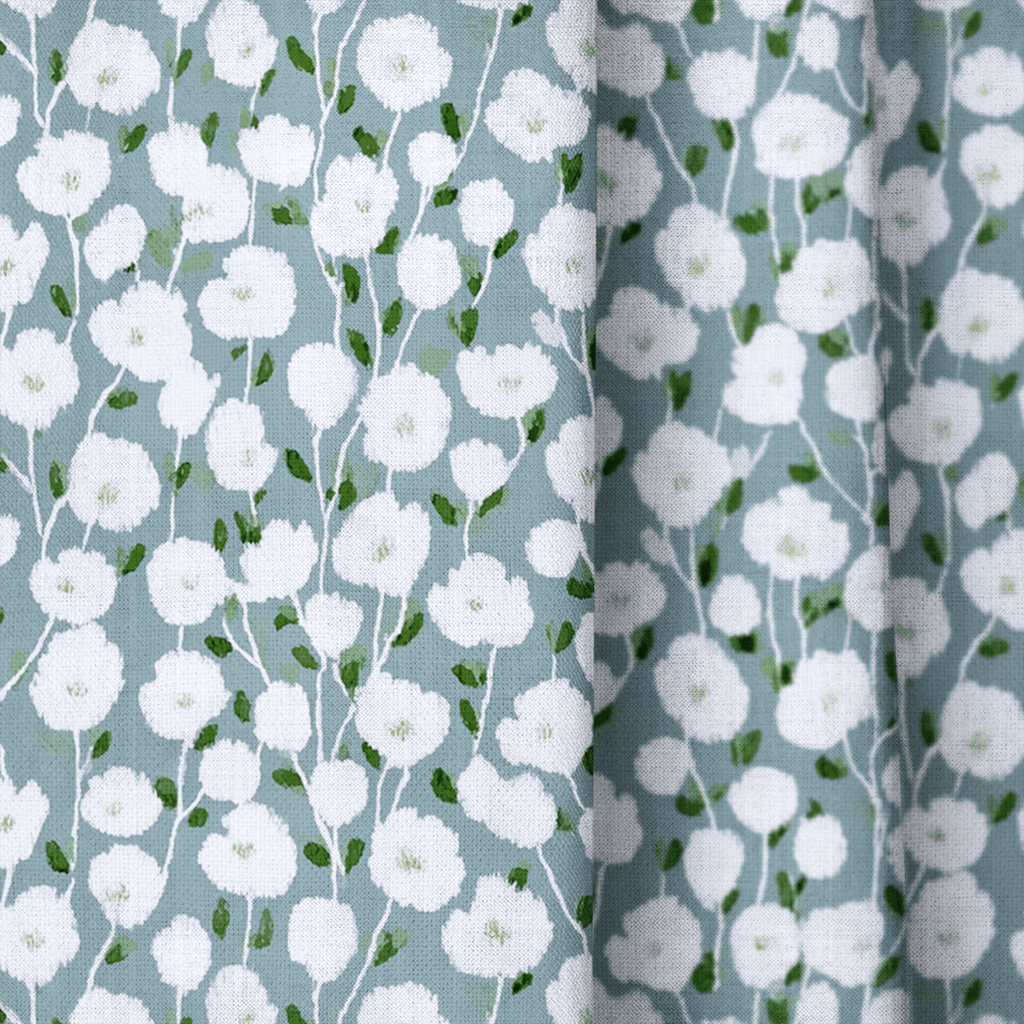 Weston Floral - Curtain Panel - The Drapery
