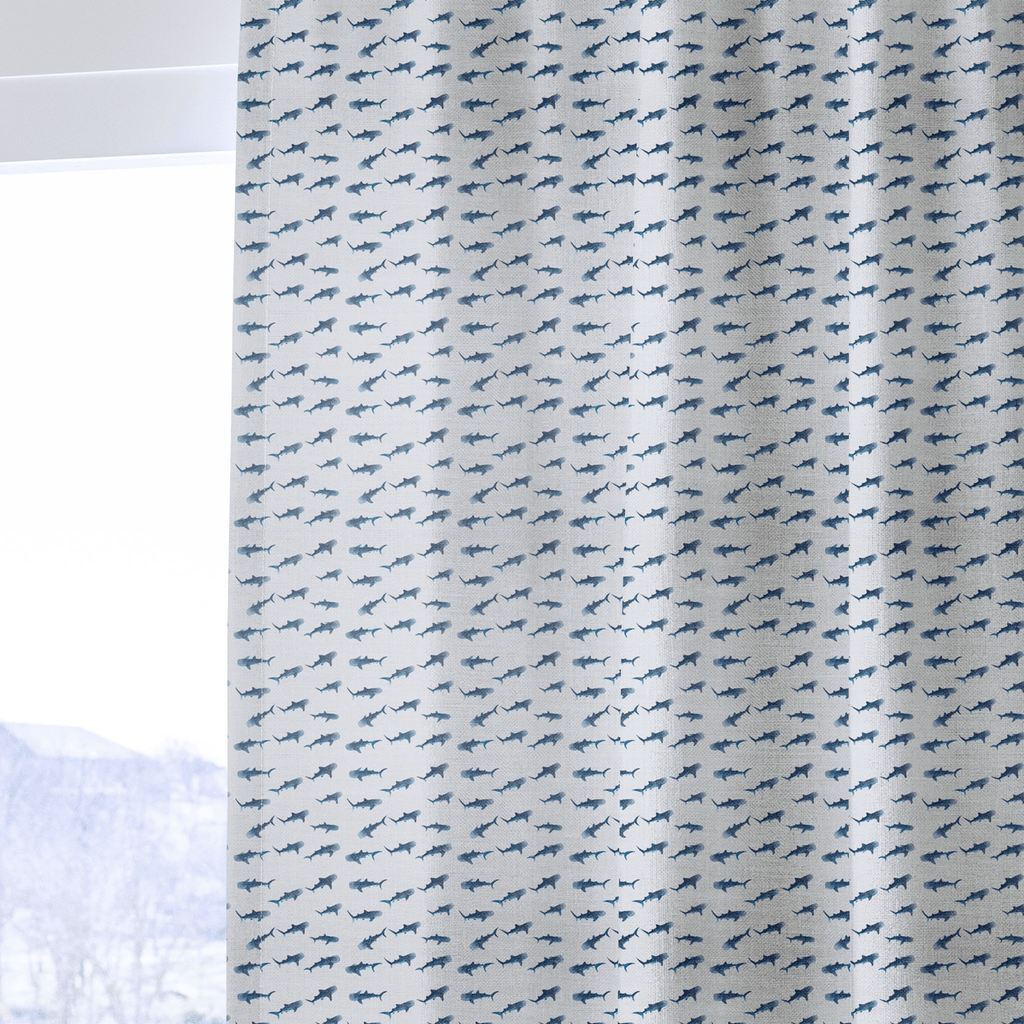 Whale Sharks - Curtain Panel - The Drapery