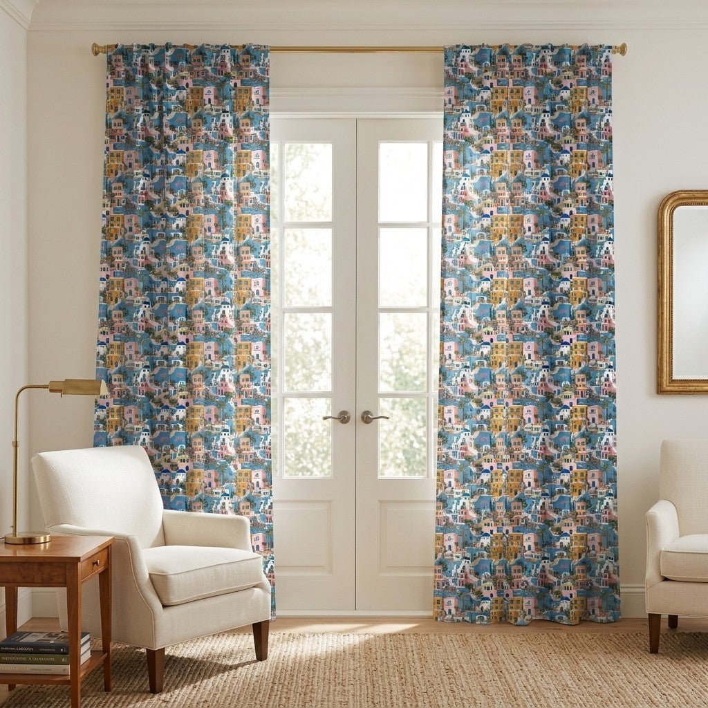 White Cliff - Curtain Panel - The Drapery