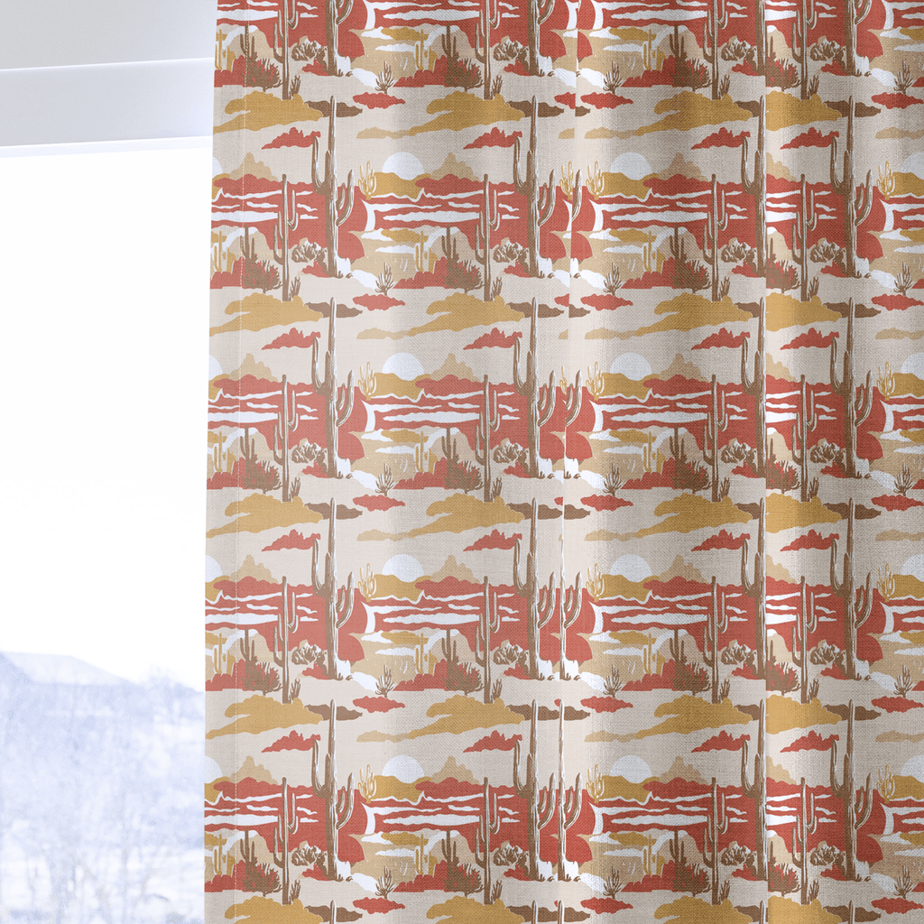 Wild Cactus - Curtain Panel - The Drapery