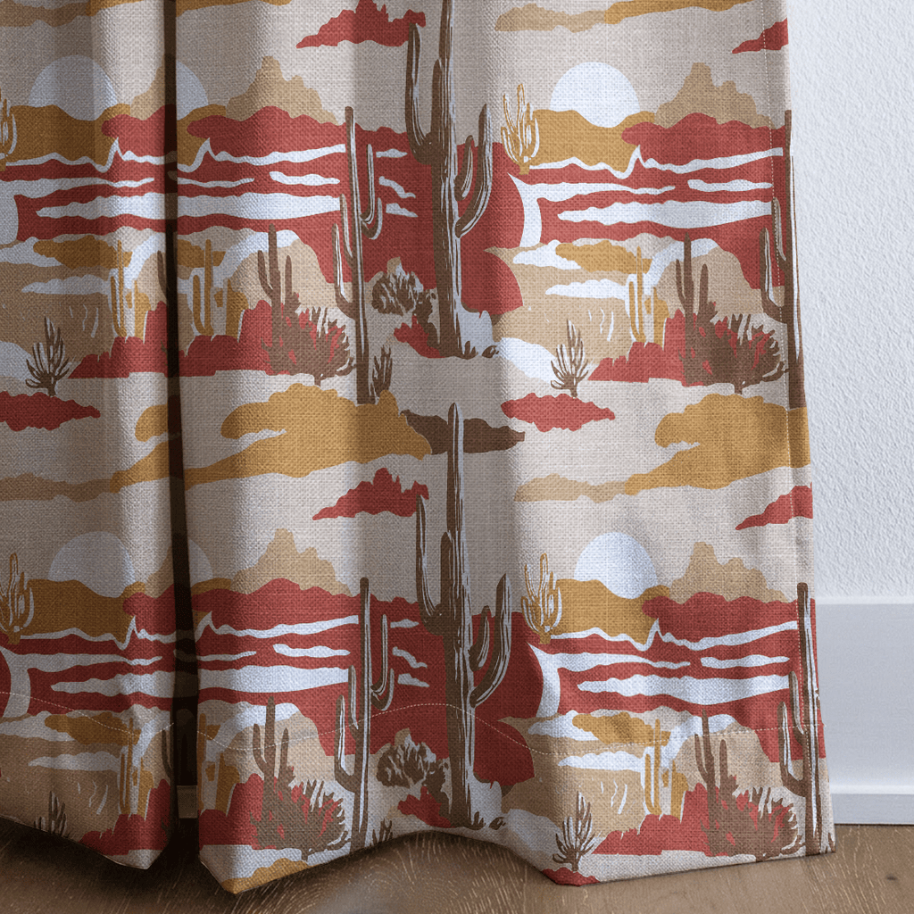 Wild Cactus - Curtain Panel - The Drapery