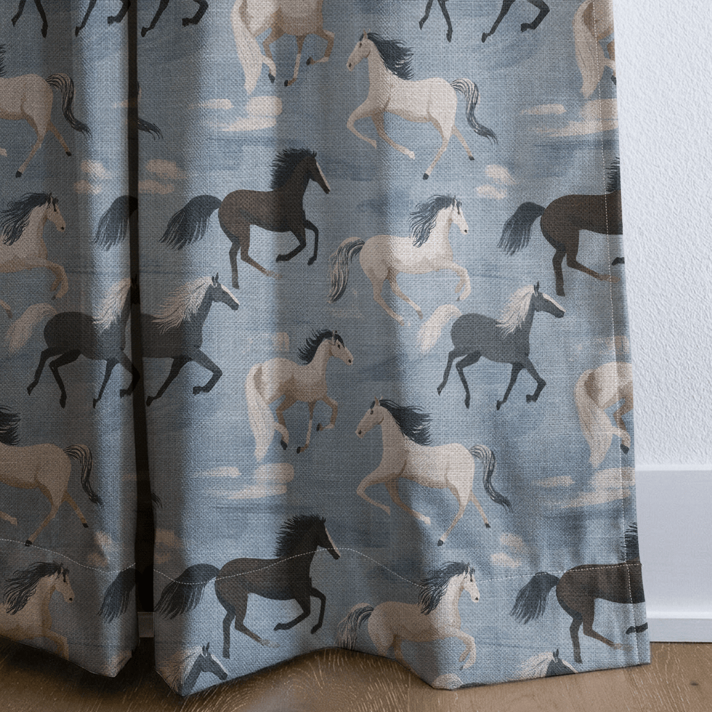 Wild Horses - Curtain Panel - The Drapery