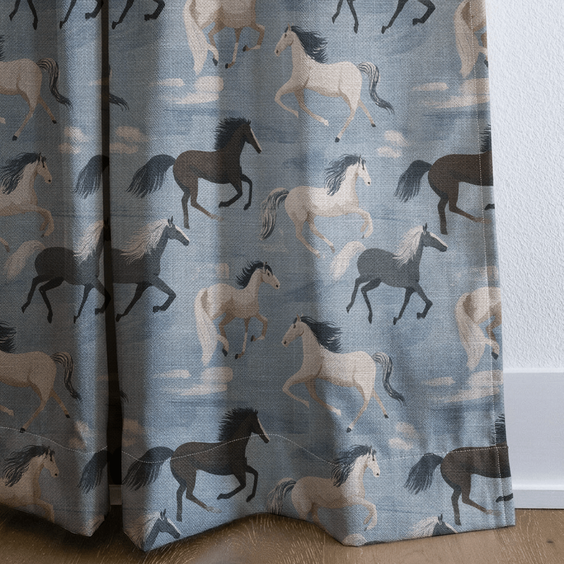 Wild Horses - Curtain Panel - The Drapery