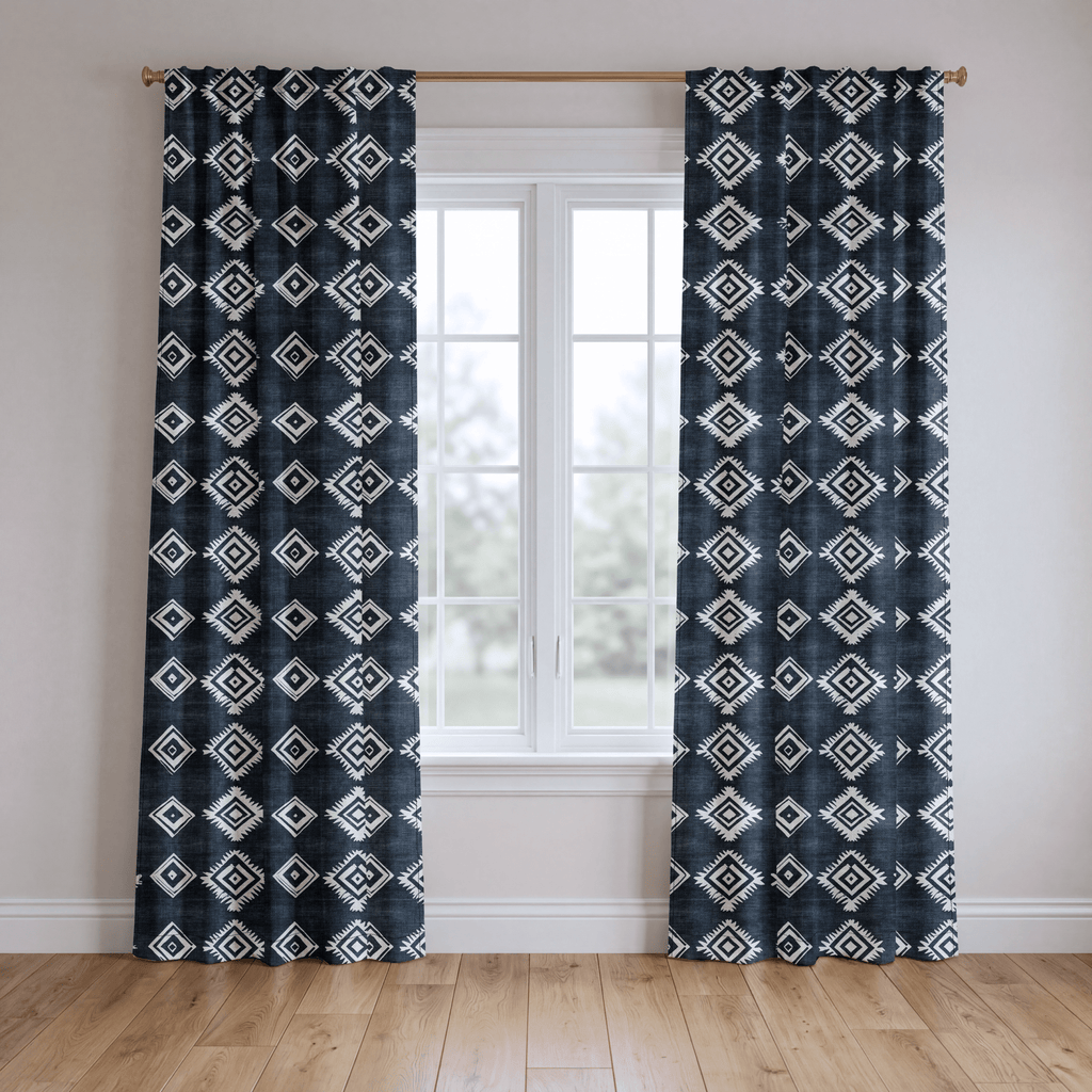 Wilder Blue - Curtain Panel - The Drapery