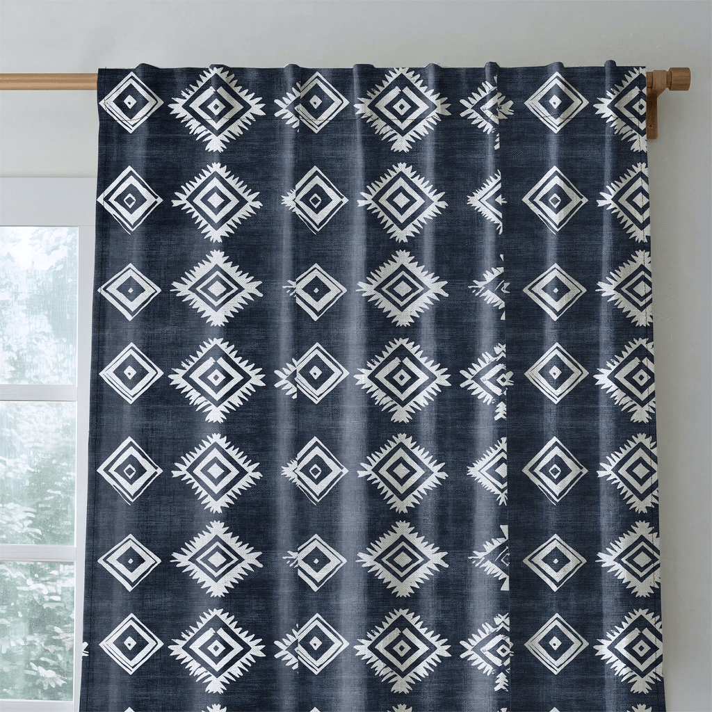Wilder Blue - Curtain Panel - The Drapery