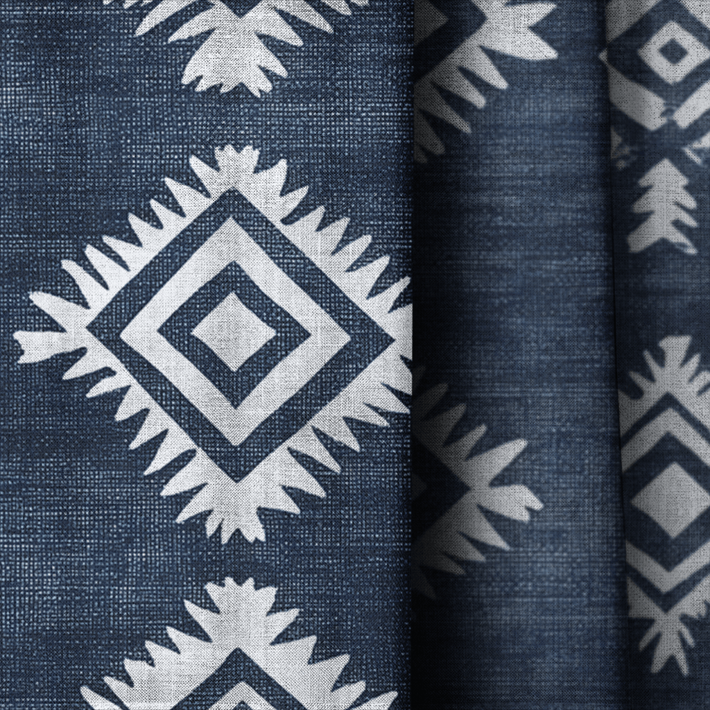 Wilder Blue - Curtain Panel - The Drapery