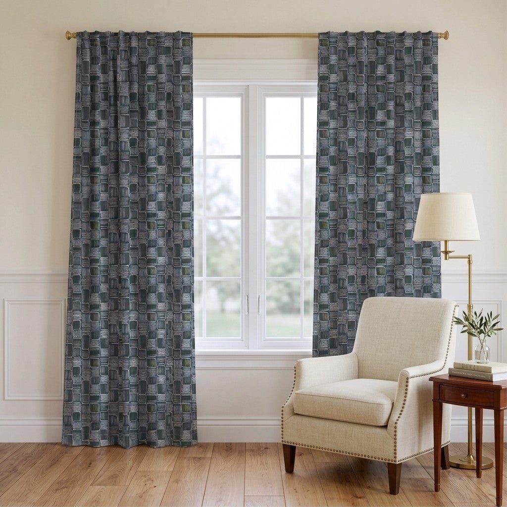 Wilder Brushstrokes - Curtain Panel - The Drapery
