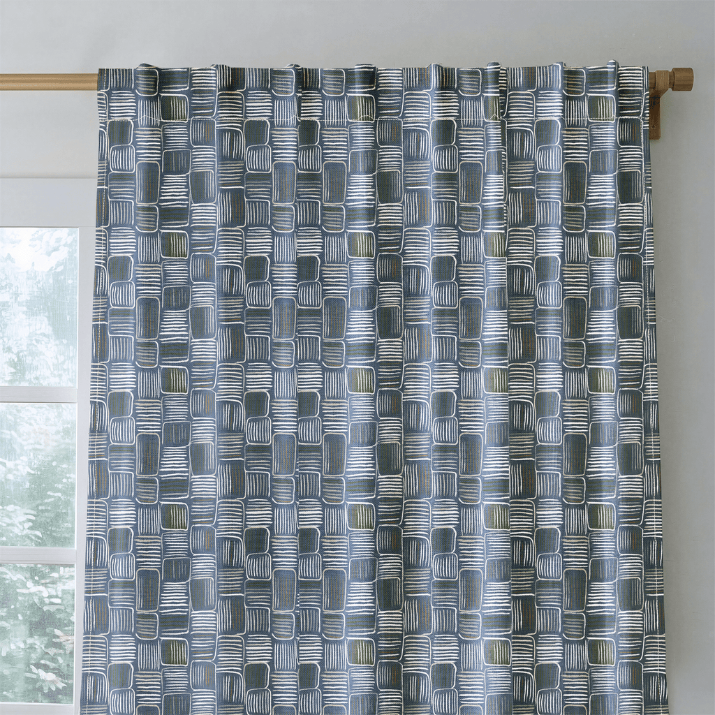 Wilder Brushstrokes - Curtain Panel - The Drapery
