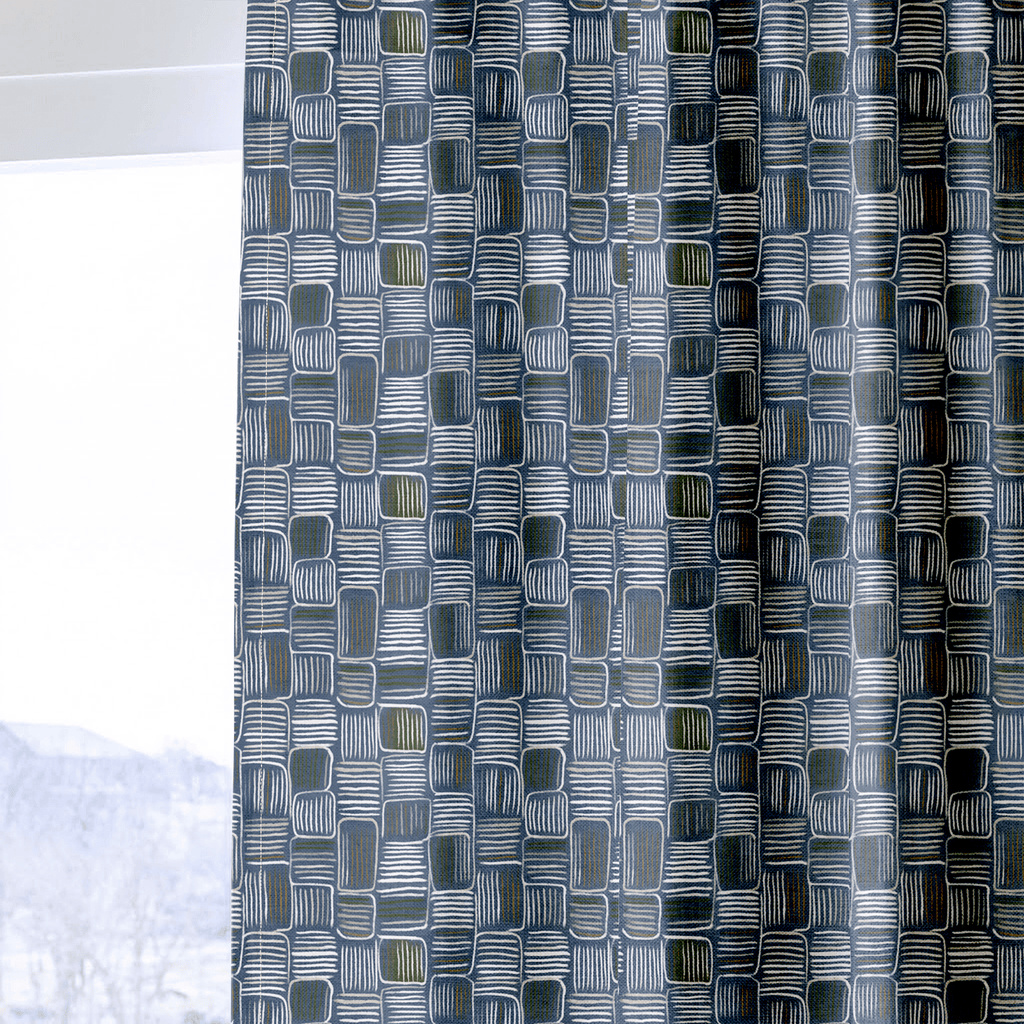 Wilder Brushstrokes - Curtain Panel - The Drapery