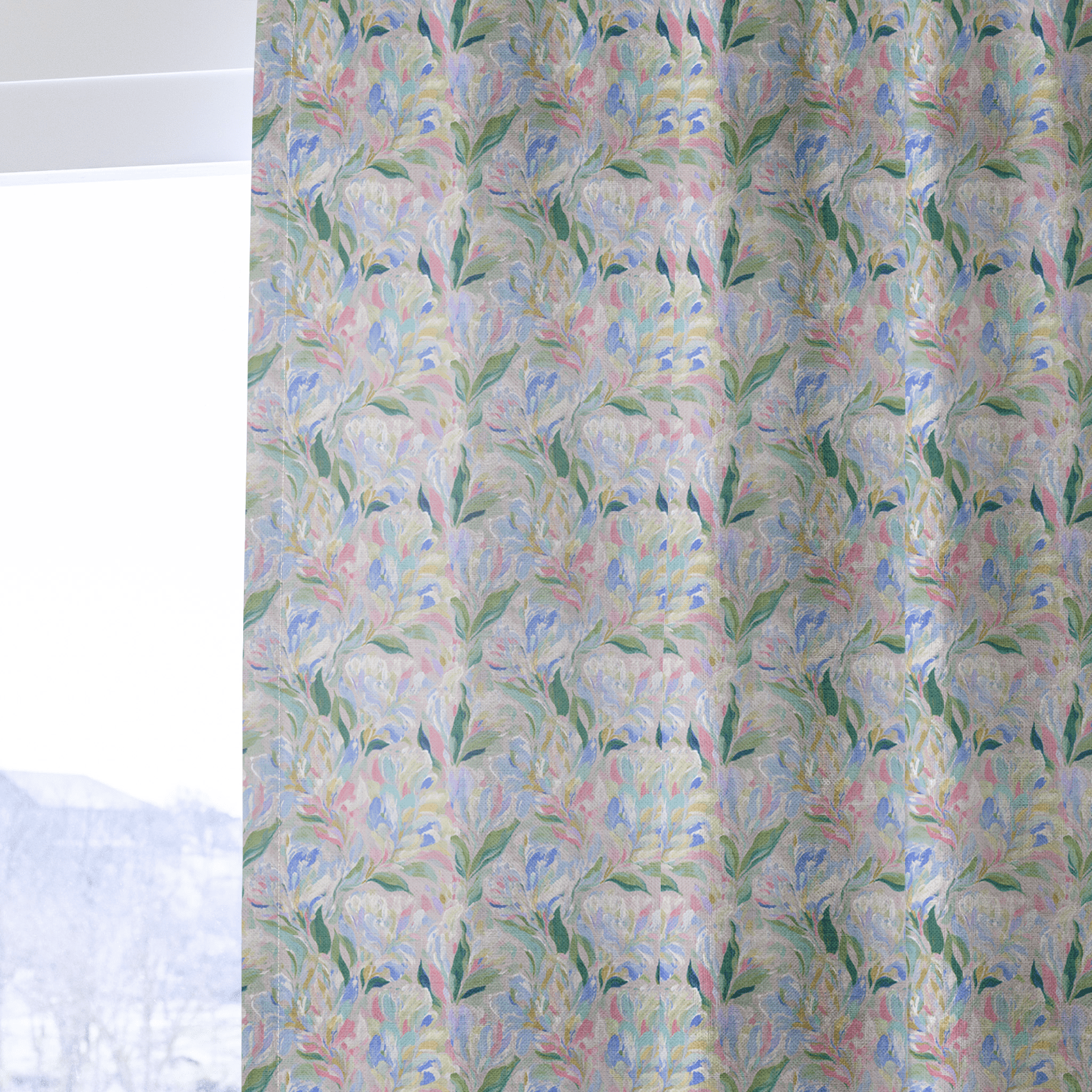 Wildflower Hill - Curtain Panel - The Drapery