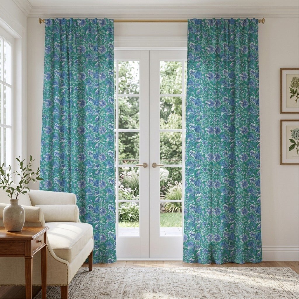 Wildflower Mix - Curtain Panel - The Drapery