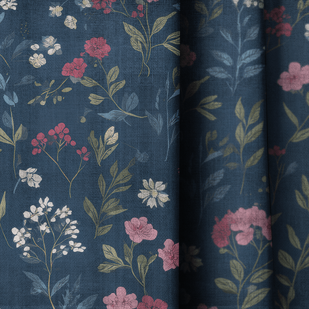 Wilding Bloom - Curtain Panel - The Drapery