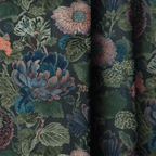 Wildwood on Moss - Curtain Panel - The Drapery