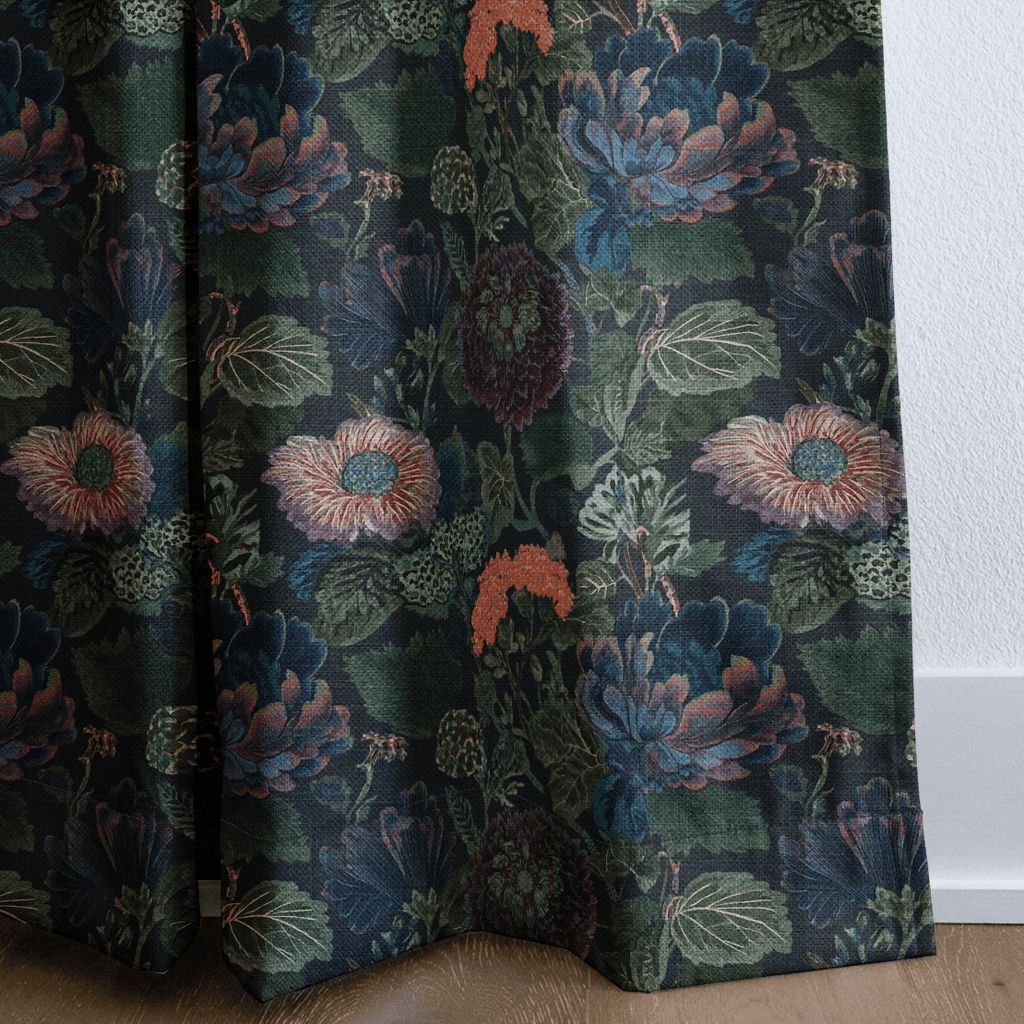 Wildwood on Moss - Curtain Panel - The Drapery