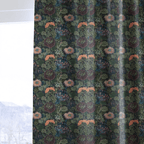Wildwood on Moss - Curtain Panel - The Drapery
