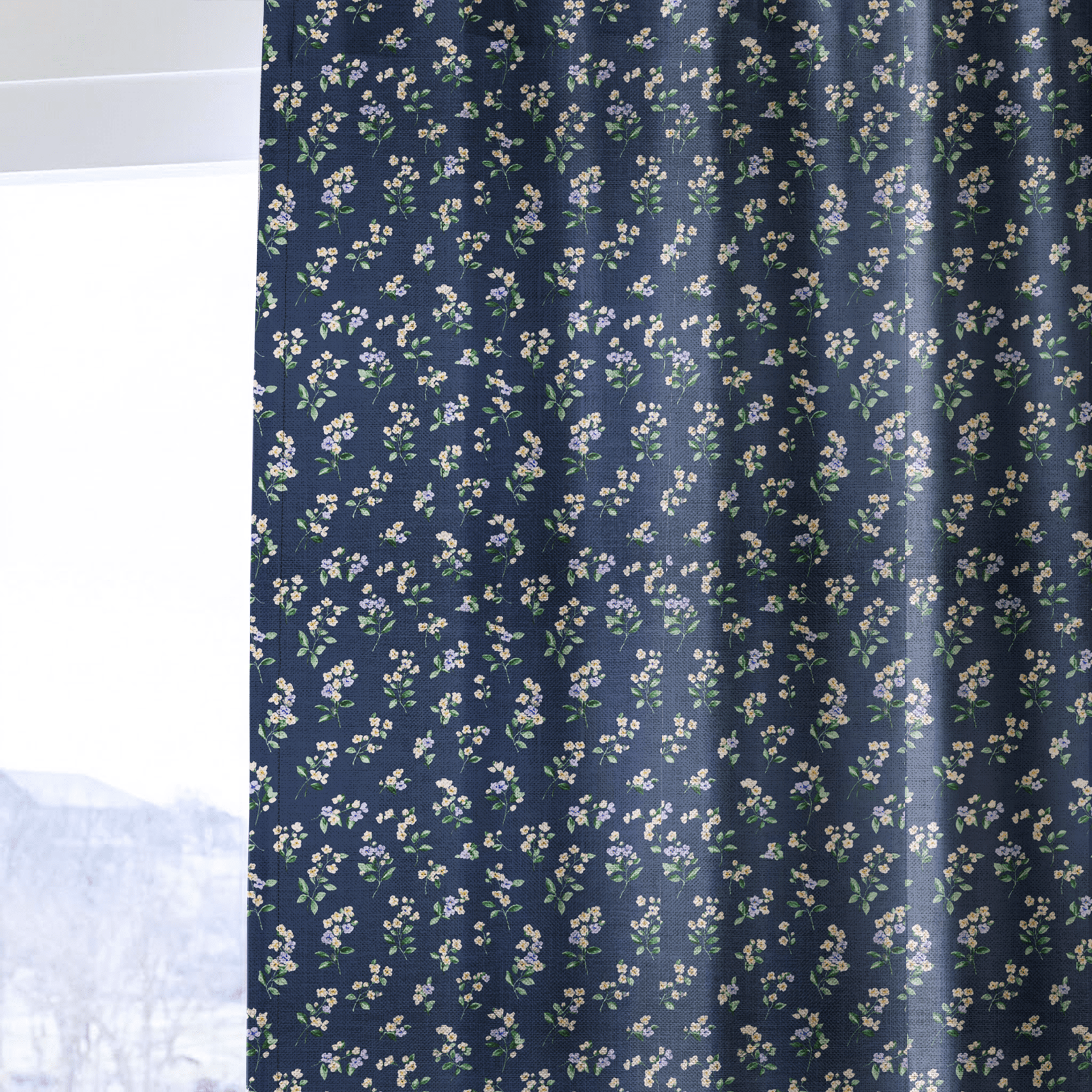 Windsmere Bloom - Curtain Panel - The Drapery
