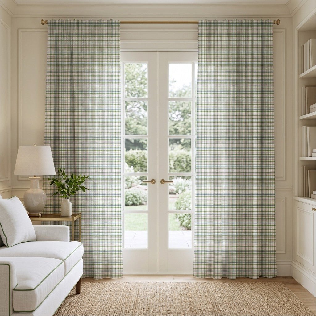 Windsor Plaid - Curtain Panel - The Drapery