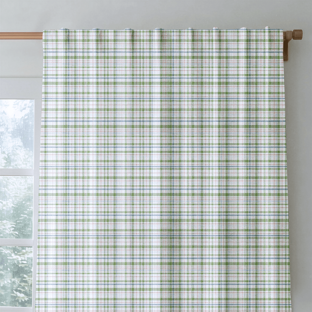 Windsor Plaid - Curtain Panel - The Drapery