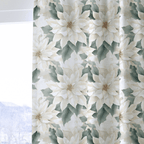 Winter Bloom - Curtain Panel - The Drapery