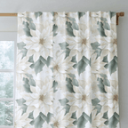 Winter Bloom - Curtain Panel - The Drapery