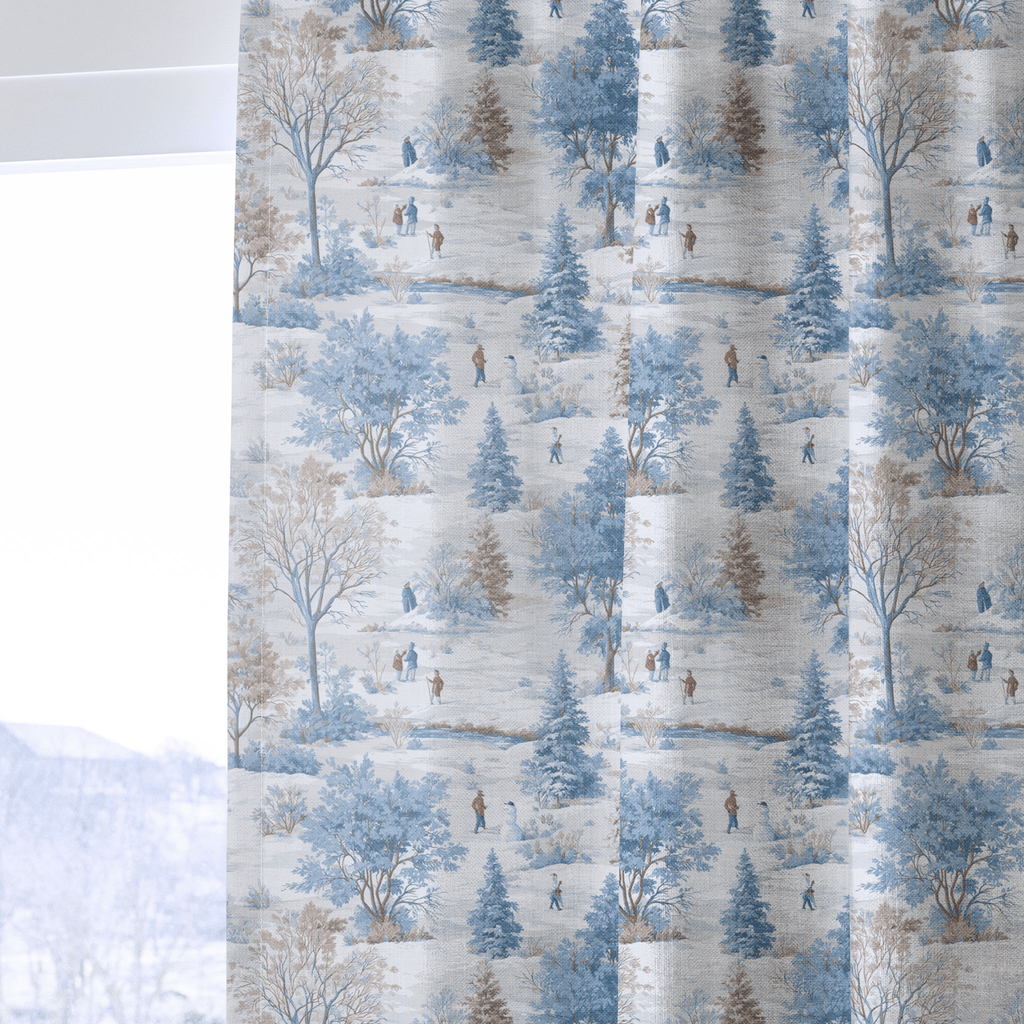Winter Stroll - Curtain Panel - The Drapery
