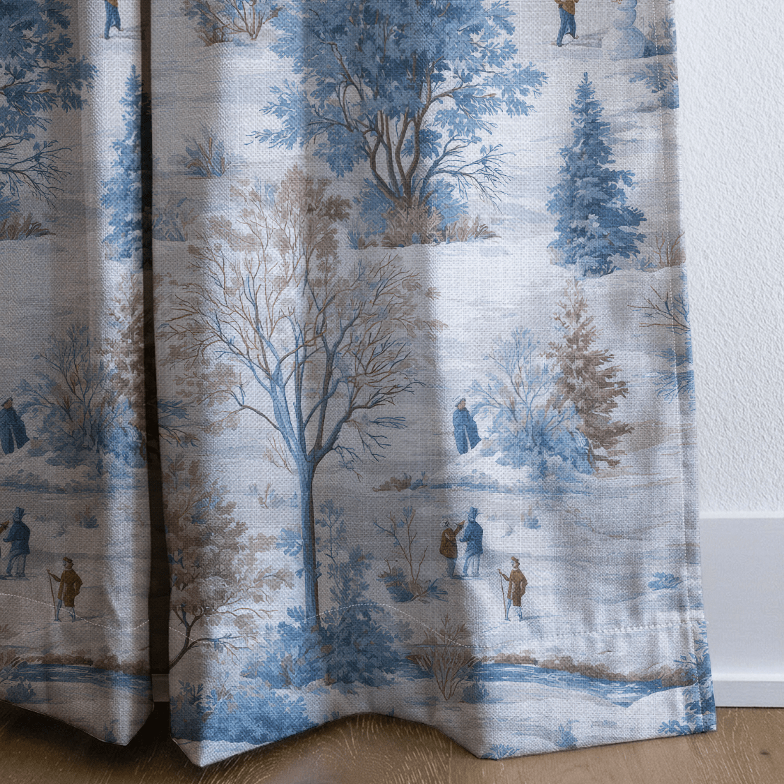 Winter Stroll - Curtain Panel - The Drapery