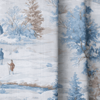 Winter Stroll - Curtain Panel - The Drapery