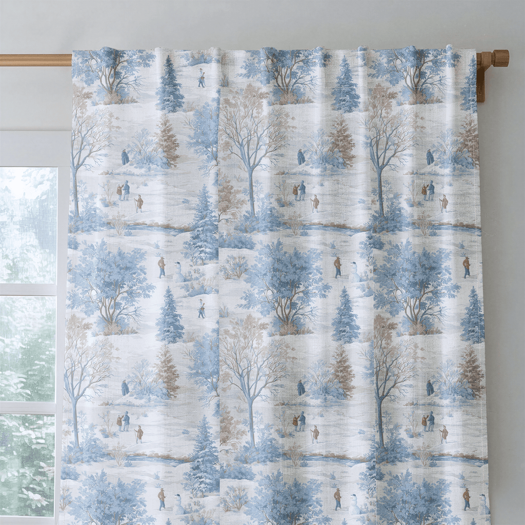 Winter Stroll - Curtain Panel - The Drapery