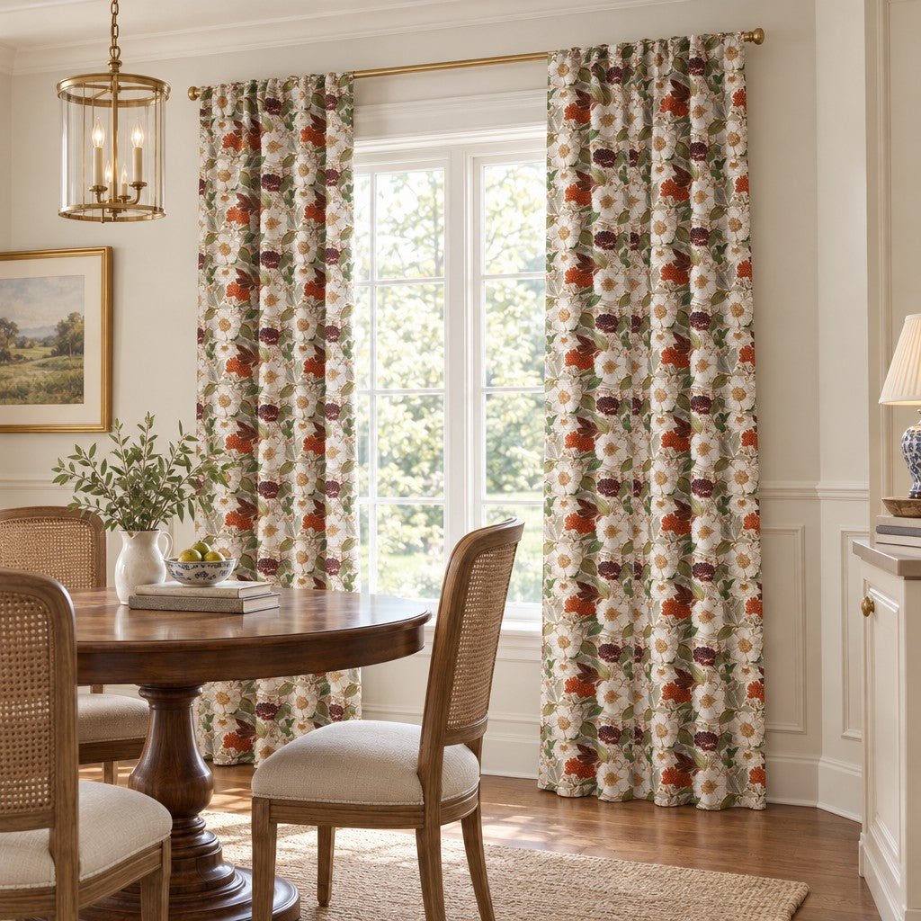 Winterberry Lace - Curtain Panel - The Drapery