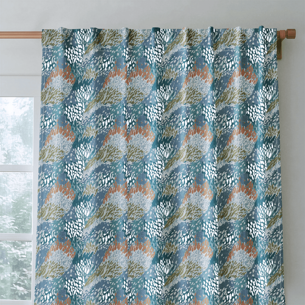 Wisteria Sky - Curtain Panel - The Drapery