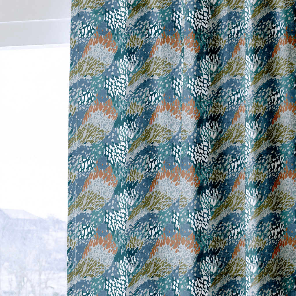 Wisteria Sky - Curtain Panel - The Drapery