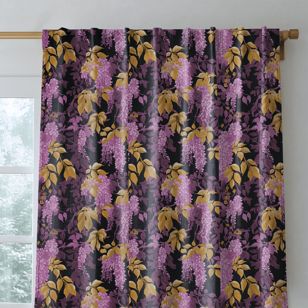 Wisteria Spell - Curtain Panel - The Drapery