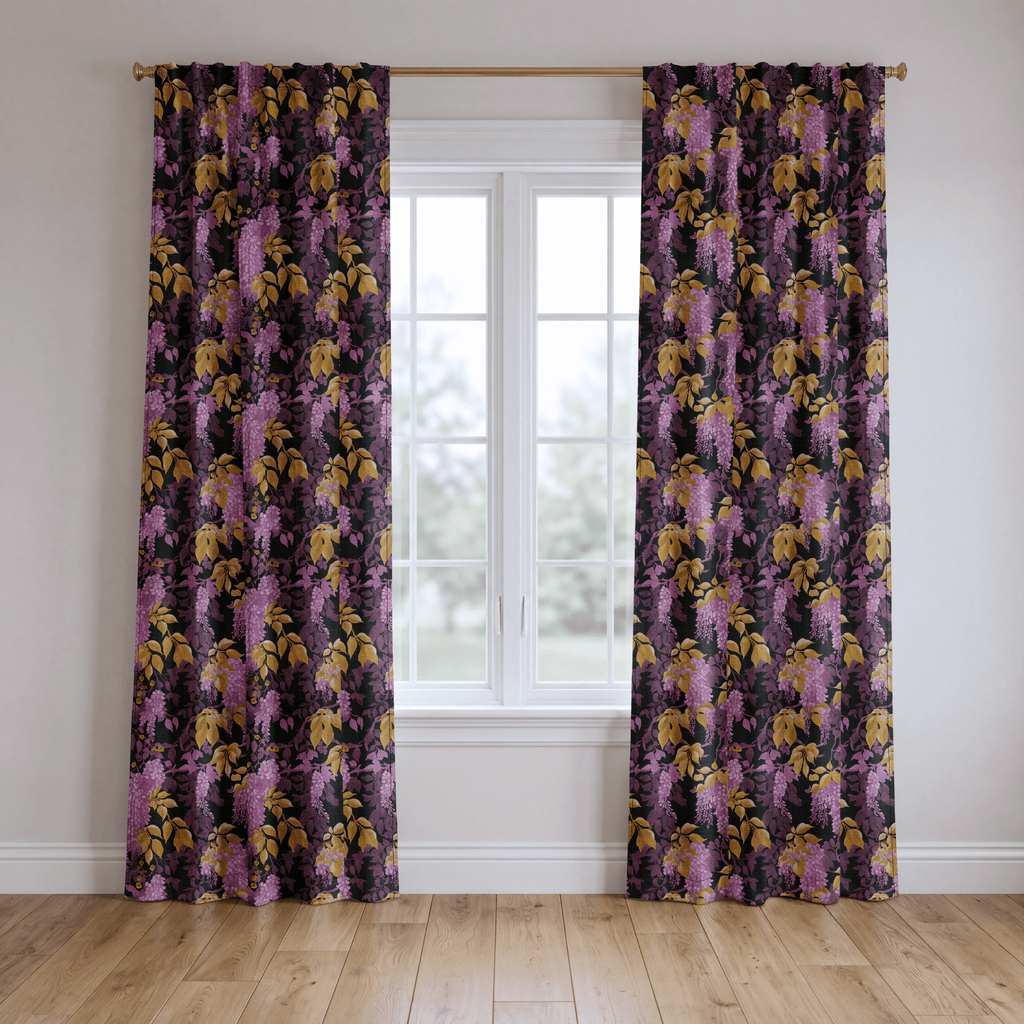 Wisteria Spell - Curtain Panel - The Drapery
