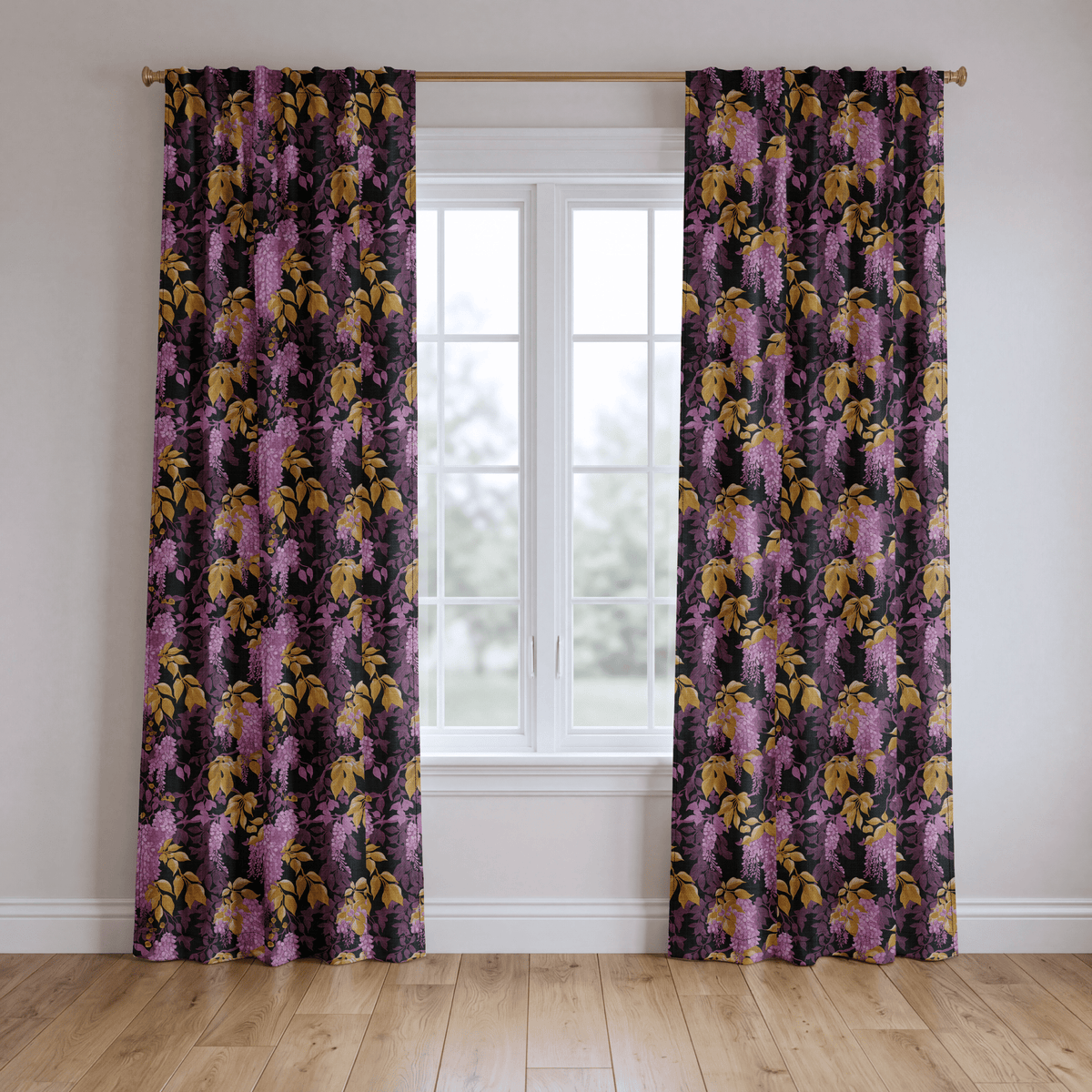 Wisteria Spell - Curtain Panel - The Drapery