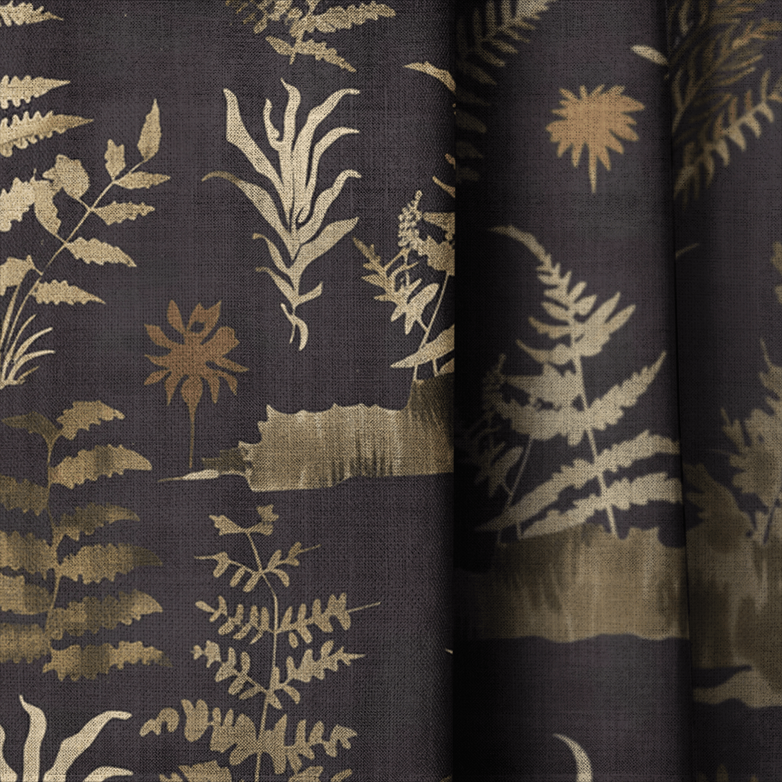 Wolf at Dusk - Curtain Panel - The Drapery