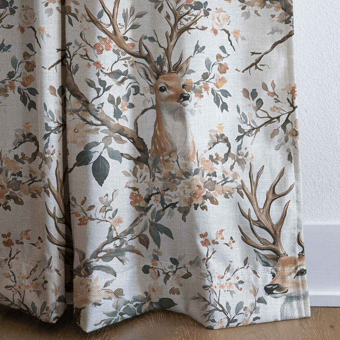 Woodland Majesty - Curtain Panel - The Drapery