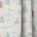 Woodland Nights_ - Curtain Panel - The Drapery