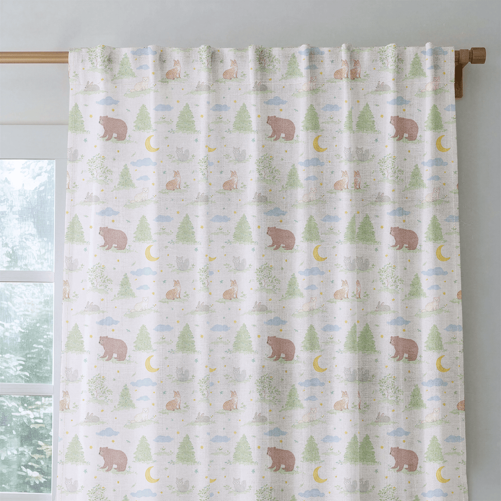 Woodland Nights_ - Curtain Panel - The Drapery