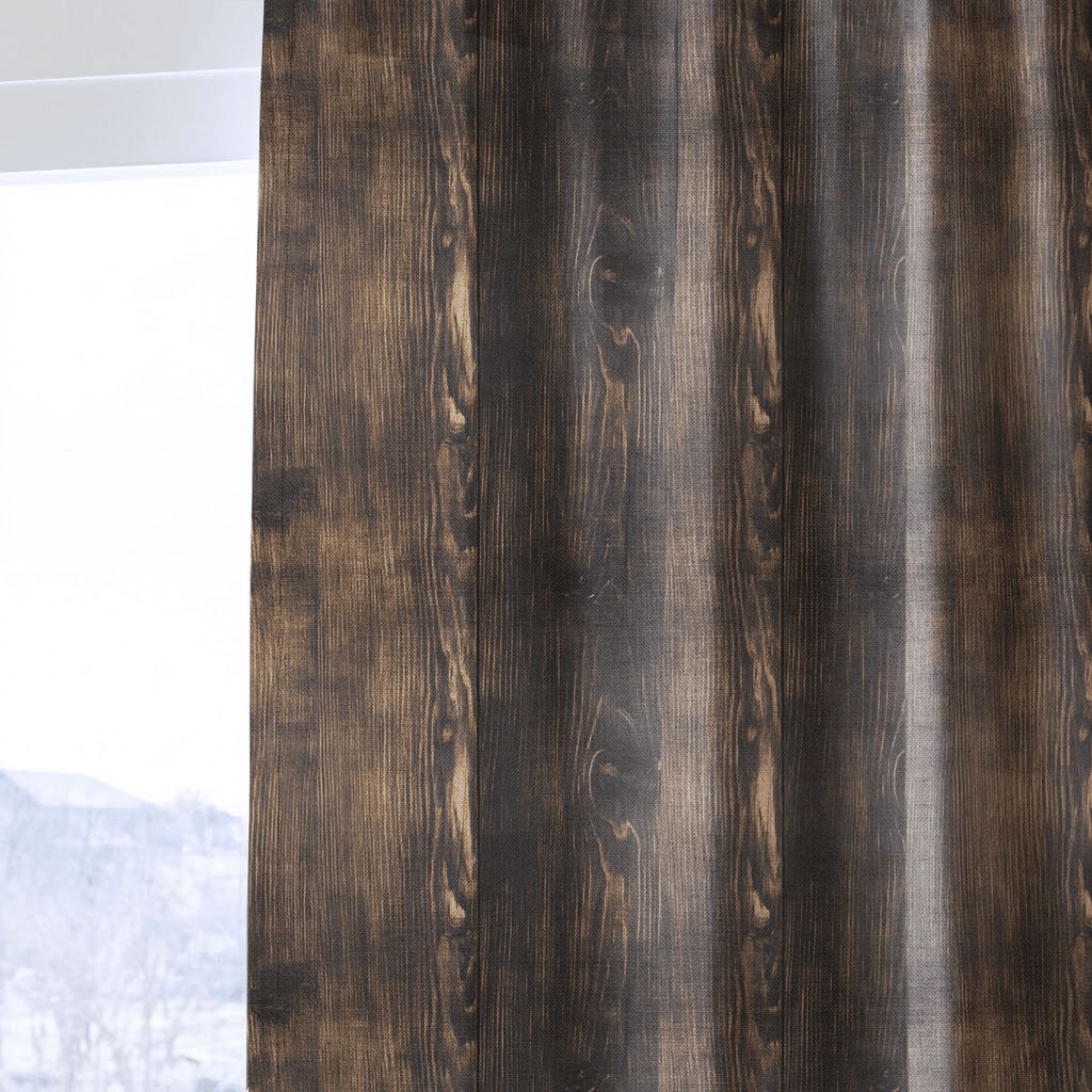 Worn Timber - Curtain Panel - The Drapery